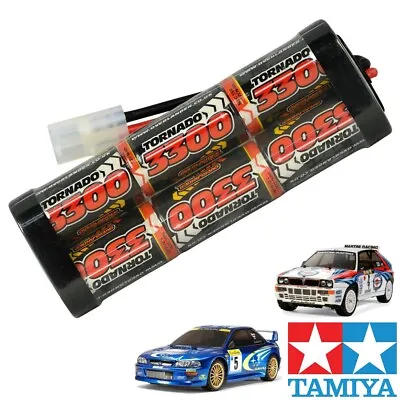 TAMIYA TT-02 UPGRADE BATTERY FOR RC CARS KITS 1/10th SCALE SUBARU LANCIA ETC • £19.99