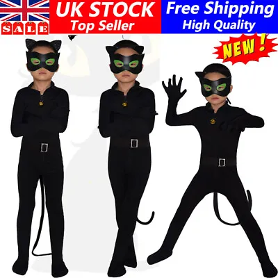 Boys Girs Rubies Cat Noir Ladybug Child Unisex Cosplay Fancy Dress Costume UK • £13.73