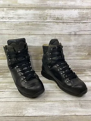 Hanwag Alaska GTX Backpacking Black Leather Hiking Boots Made In Germany Sz 9.5 • $49.77