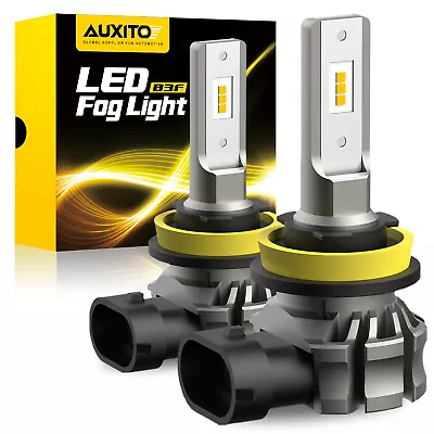 2x H11 H8 LED Bulbs 3000K 50W Yellow Super Bright Fog Light DRL Light High Power • $27.99