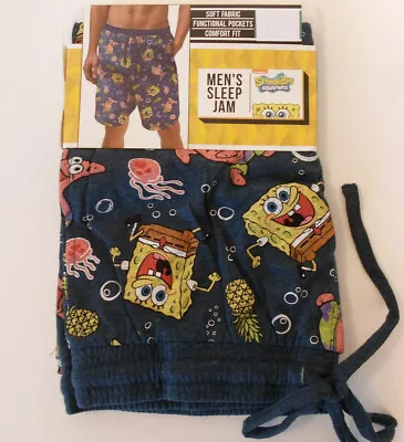 SPONGEBOB SQUAREPANTS Patrick Movie CARTOON New MEN'S Pajama Sleep LOUNGE Shorts • $22.95