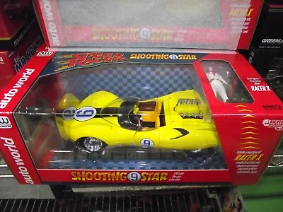 Auto World 1/18 Speed Racer Shooting Star W/ Racer X Figure NIB • $51