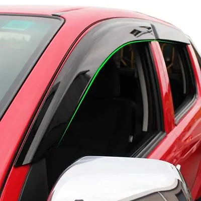 Weather Shields Weathershields Window Visors For Toyota Hilux 2015-2024 Dual Cab • $49.52