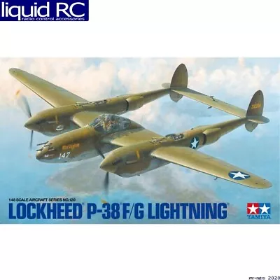 Tamiya USA TAM61120 1/48 Lockheed P-38 F/G Lightning • $76.09