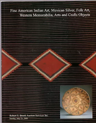  American Indian BRUNK Auction Catalog 2000 Western Meaders Spratling Folk Art • $18.99