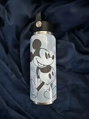 Disney Mickey Mouse Tie Dye Water Bottle Stainless Steel Black 20 Oz • $15