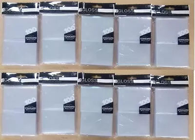 Lot Of 1000 Clear Ultra Pro Deck Protector Sleeves Standard Magic Size Brand New • $69.95