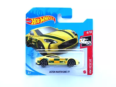 2021 Hot Wheels Aston Martin One-77 SHORT CARD HW Rescue 4/10 #215/250 • $7.49