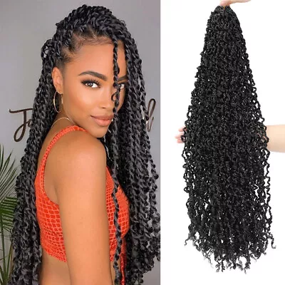 Pre-twisted Majesty Passion Twist Long Soft Curly Synthetic Braid Senegalese New • $8.68