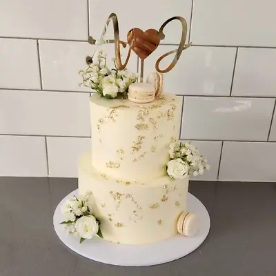 Couple Initial Letters Wedding Cake Topper Custom Anniversary Engagement Decor • £9.95