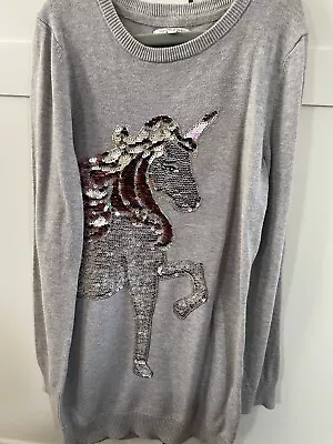 £2.99 • Buy Blue Zoo Unicorn Jumper Dress 8-9 Yers Girls
