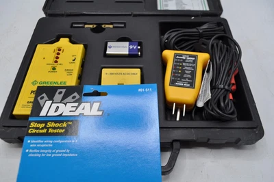 $239.99 • Buy Greenlee Power Finder 2007 Circuit Tracer  Case+ Ideal Stop Shock Circuit Tester