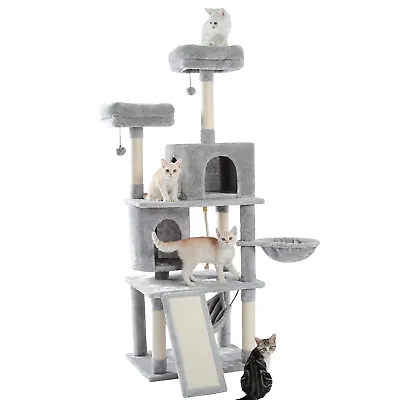 Cat Tree Scratching Post Scratcher Large Cats Tower Condo House Bed Toys 161cm • $103.99