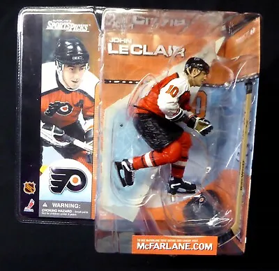 John LeClair Action Figure McFarlane Sports NHL Series 1 New 2001 Factory Sealed • $29.99