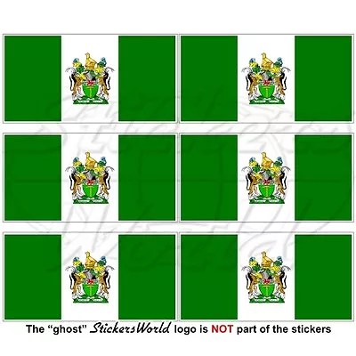 RHODESIA Rhodesian Flag 1968-1979 Mobile Cell Phone Vinyl Mini-Stickers 40mm X6 • $5.68