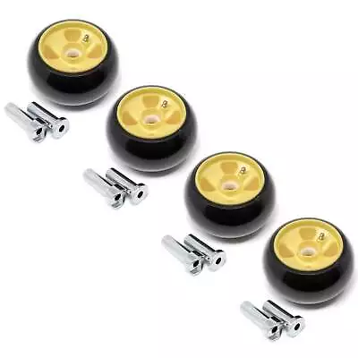 4PK Deck Wheel Kit Fits John Deere Mower Tractors AM115488 AM117478 • $62.99