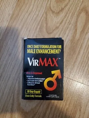 VirMax Men's Male Enhancement - 10 Capsule (01VM30) Exp.23 • $8.95