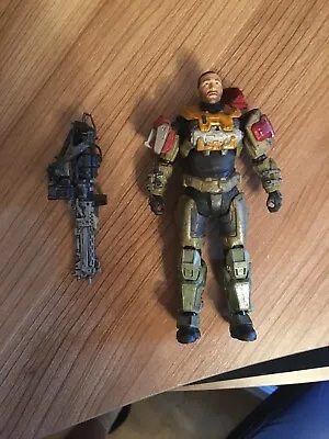 £25 • Buy Halo Reach Gorge Figure Helmet Off Version Complete, Loose With Easy Shield