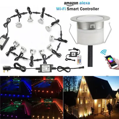 45mm Smart WIFI/RF Controller RGB+WW LED Kitchen Decking Stair Step Plinth Light • £79.19