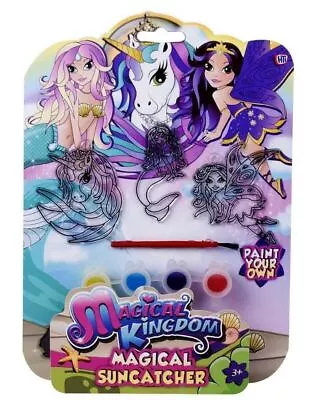 Make & Paint Your Own Unicorn Suncatcher Girls Art Craft Toy Party Paint • £3.49