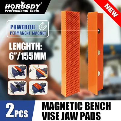 4.5 /6  Vise Soft Jaws/Vice Jaw Magnetic Reversible Pads Universal (2 Sets In 1) • $8.79