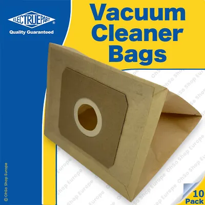 10 X ZANUSSI E62 Vacuum Cleaner Paper Dust Bags To Fit - ZAN3920 ZAN3940 • £10.45