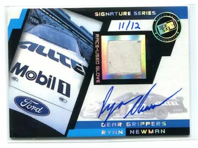 2003 Press Pass Stealth Gear Grippers Autographs RN Ryan Newman Glove Auto 11/12 • $149.99