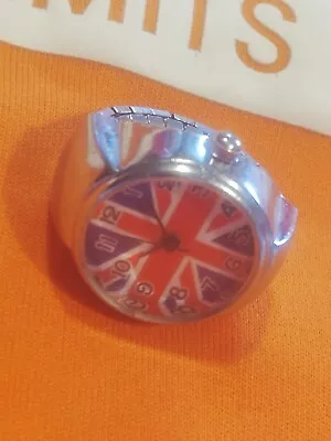 Rangers Fc Union Jack Finger Watch Ring • £10