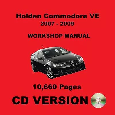 Holden Commodore VE Workshop Technician Service Repair Manual - CD Version • $12.95