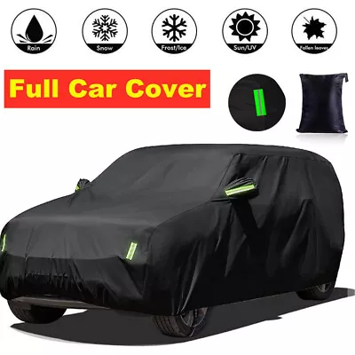 Breathable Full Car Cover Outdoor Sun Dust Scratch Rain Snow UV Waterproof • $33.98