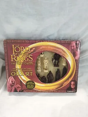 £18.89 • Buy Lord Of The Rings The Two Towers Antique Ivory And Chinese Lacquer Chess Set