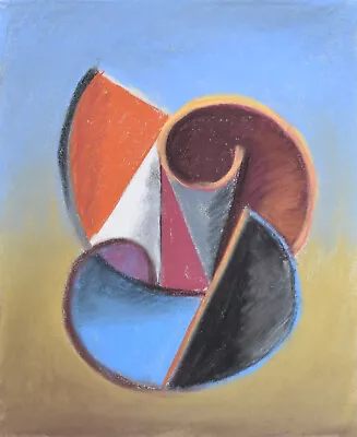 Lucio Loubet (1927-1995) - 8th Series Of The Metamorphosis - Pastel (12) • $192.56