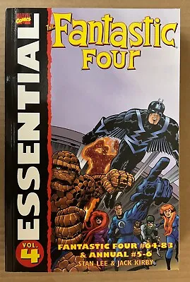 ESSENTIAL FANTASTIC FOUR VOL. 4 TPB (2005) Marvel; Lee Kirby; 1st Edition; New • $15