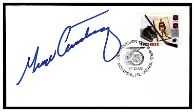 George Armstrong Autograph Hof Maple Leafs 1992 Nhl 75th First Day Deceased • $79