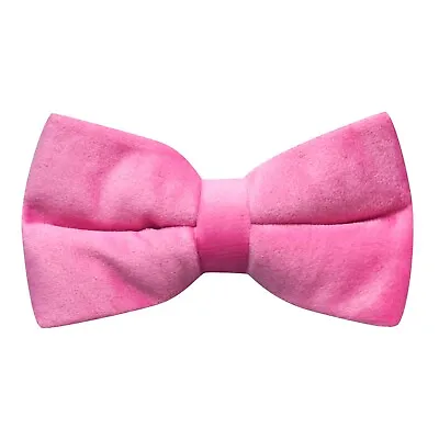 Luxury Pink Velvet Bow Tie • $12.56