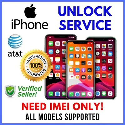 At&t Iphone Unlock Service -clean Imei Only  • $9.99