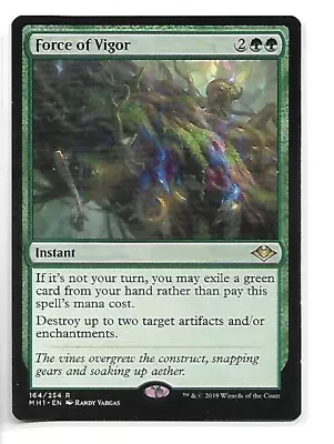 Force Of Vigor English MTG Modern Horizons Magic The Gathering Light Played • $6.50