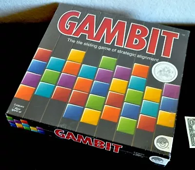 GAMBIT Tile Sliding Game Of Strategic Alignment. MINDWARE. Moscovich NIB SEALED • $20