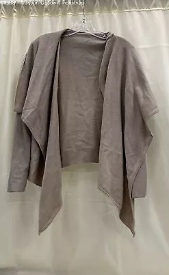 Simply Vera Vera Wang Long Sleeve Diagonal Ribbed Open Front Cardigan. - Size L • $8.99