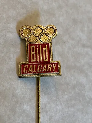 Calgary Olympics 1988 BILD Organization Media Stick Pin. • $8