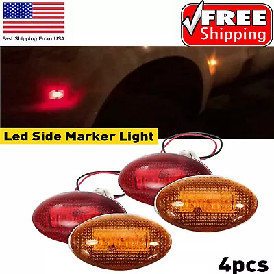 LED Side Fender Marker Light Dually Bed For Ford F350 F450 F550 Super Duty Truck • $12.87