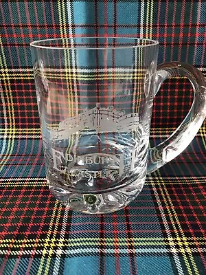 Burns Crystal Tankard Featuring Edinburgh Castle • £20