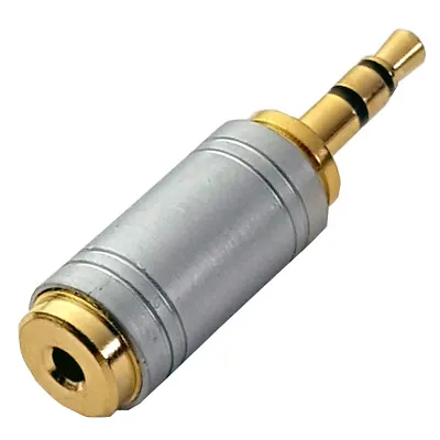 3.5mm Aux Male To 2.5mm Female Adapter Stereo Headphone Jack Plug Converter • £6.99