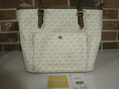 Authentic Michael Kors Med. Jet Set Signature Pocket Tote • $74.99