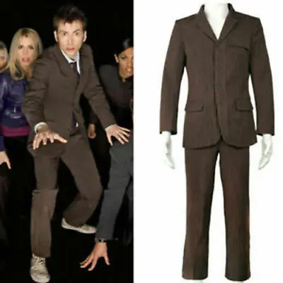 £63.59 • Buy Doctor Who Dr. Brown Cosplay Pinstripe Suit Halloween