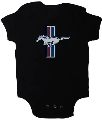 Ford Mustang Infant Shirt Baby Tee One Piece Romper Bodysuit Newborn Snap Suit • $10.95
