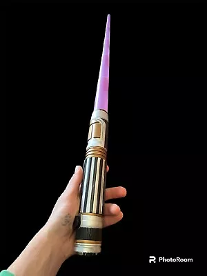 Star Wars Mace Windu Purple Toy Electronic Lightsaber Hasbro 2016 Lights/No Snd • $12