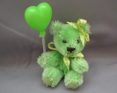 £5 • Buy PAM'S EXCLUSIVE BEARS-Miniature 2.5 Inch Tall Mohair Teddy-Lottie & Her Balloon