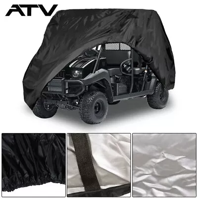 Vehicle Storage Cover Waterproof For Kawasaki Mule 4000 4010 Trans SE Black • $44.88