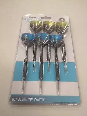 Franklin Sports Steel Tip Darts Set Of 6 Pack 18 Gram Steel Tip Darts - New • $8